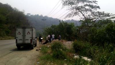 Medicina Forense hizo el levantamiento del cadáver en horas de la mañana de este domingo.