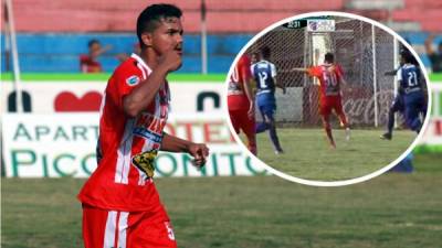 Luis Palma marcó un tremendo golazo para el Vida contra el Honduras Progreso.