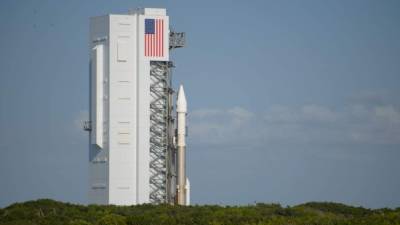 El cohete que porta la sonda es su plataforma de lanzamiento en Cabo Cañaveral en Florida.