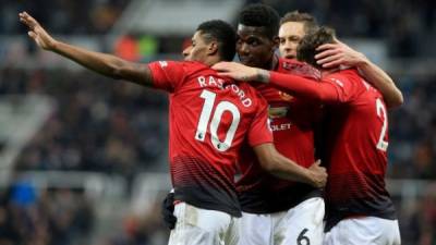Manchester United amenaza con meterse a puestos europeos. FOTO AFP.