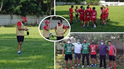 Emil Martínez ya se puso manos a las obras y ha empezado los trabajos como nuevo miembro del cuerpo técnico del Marathón. Así ha sido su primer día. Fue bien recibido.