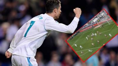 Cristiano Ronaldo marcó este golazo para rescatar al Real Madrid.