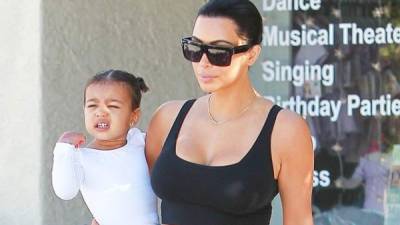 Kim Kardashian con su hija North