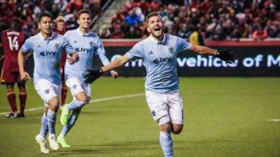 El Sporting Kansas City del hondureño Roger Espinoza le sacó el empate 1-1 al Real Salt Lake.