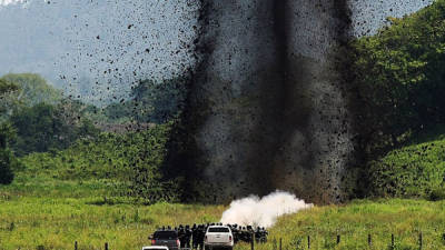 Durante esta semana el Ejército destruirá unas cinco pistas clandestinas más en el oriente del país.