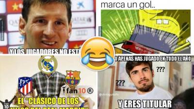 Las redes sociales han puesto el humor tras el partido que jugaron Atlético de Madrid y Barcelona en el Wanda Metropolitano.