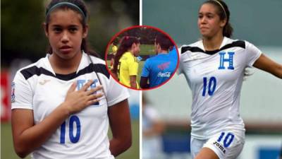 Elexa Bahr portó la camisa de Honduras en el Premundial Sub-20 en 2015 y ahora jugará con Colombia.