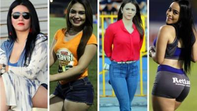 Muchas chicas hermosas pusieron el lado bonito al ambiente en los estadios del fútbol hondureño durante la jornada 16, que tuvo partidos reprogramados.
