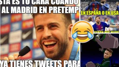 El Barcelona se llevó el clásico en Miami contra el Real Madrid y las redes sociales explotaron con divertidos memes. Mira los mejores.