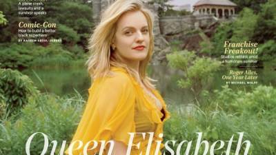 La actriz Elisabeth Moss.