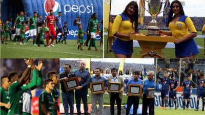 Las mejores fotos del primer partido de la final entre Motagua y Marathón en el estadio Nacional. Imágenes que no viste en la televisión.