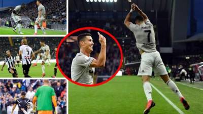 Las imágenes que no viste en televisión del triunfo de la Juventus ante Udinese, con Cristiano Ronaldo como el gran protagonista.