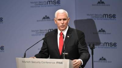 El vicepresidente de Estados Unidos, Mike Pence. AFP