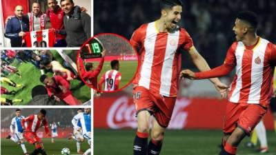 Antony 'Choco' Lozano jugó su primer partido en el estadio del Girona FC y ganaron 3-0 al Leganés en la jornada 23 de la Liga Española.