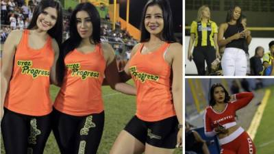 Las bellezas que han engalanado la quinta jornada del Torneo Apertura 2018 de la Liga Nacional del fútbol hondureño.