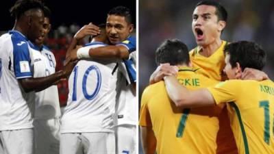 Honduras y Australia se enfrentarán en duelos de ida y vuelta en busca del boleto al Mundial de Rusia 2018.