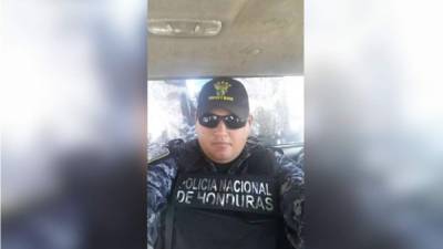 Foto en vida del policía Gerson Fabricio Murillo Arias (24).