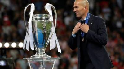Zidane ganó 3 Champions League de forma consecutiva con el Real Madrid.