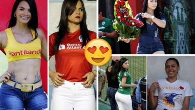 En el Día de San Valentín, bellas chicas enamoraron en los estadios de la Liga Nacional durante la octava jornada del Torneo Clausura 2018.