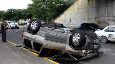 Unos 25 accidentes diarios ocurren en la ciudad.