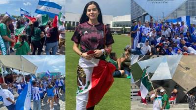 Un espectacular ambiente se vive en Atlanta para el choque entre Honduras vs México.