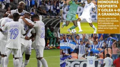 Honduras se impuso por marcador de 4-0 a Granada en lo que fue su debut por la Copa Oro. Tras el final del juego, diversos medios internacionales dieron su punto de vista sobre la H.