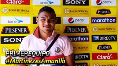 El volante Mario Martínez será presentado a la prensa este miércoles.