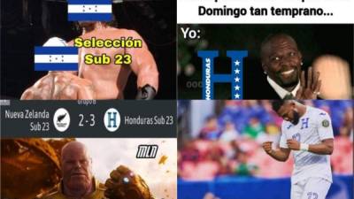 La Sub-23 de Honduras remontó y venció 3-2 a Nueva Zelanda por los Juegos Olímpicos de Tokio 2020. Los memes no podían faltar tras la victoria del combinado catracho. Fotos Invictos Honduras y memes Honduras.