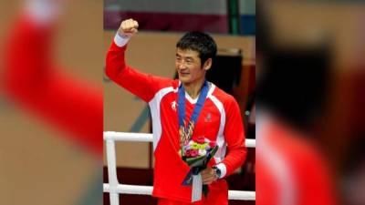 El boxeador Otgondalai Dorjnyambuu de Mongolia., medalla de bronce en Río 2016. EFE/Archivo.
