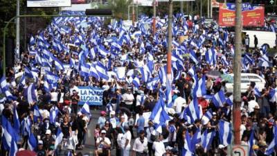 El régimen de Ortega declaró 'ilegales' las marchas opositoras alegando que eran usadas para promover acciones delictivas y criminales en septiembre pasado.