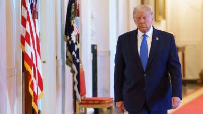 Trump ha insinuado repetidamente que podría no aceptar el resultado de las elecciones del próximo 3 de noviembre si no se le declara ganador./AFP.