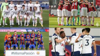 Doce grandes clubes europeos de fútbol oficializaron el lanzamiento de su 'Superliga', una competición privada que chocará con la Champions League. A continuación te presentamos los equipos que participarán y el formato de la competencia. Fotos AFP y Facebook .