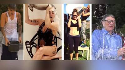 Famosos se unen a la campaña #IceBucketChallenge