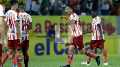 El Vida ha ganado en el Morazán al Real España. Foto Neptalí Romero