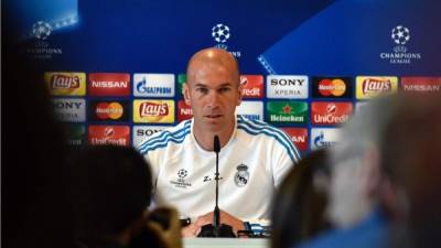 Zinedine Zidane brindó conferencia de prensa este martes. Foto AFP/Gerard Julien