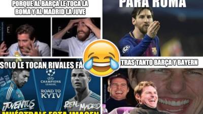 Barcelona y Real Madrid son protagonistas en los memes del sorteo de los cuartos de final de la Champions League. Mira los mejores.