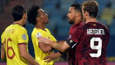 Colombia empató a cero contra Venezuela en la segunda fecha de la Copa América. Foto AFP