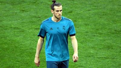 Gareth Bale sí entrenó el día anterior a la final de la Champions League. Foto AFP