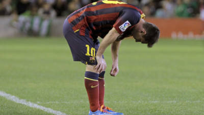 Messi será baja en el Barcelona durante seis u ocho semanas.