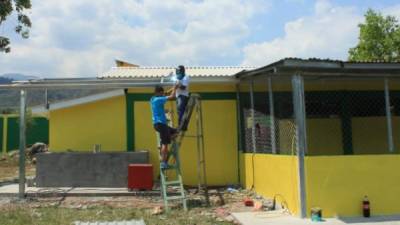 La guardería infantil de Las Brisas, en Cofradía, está siendo reparada por la Municipalidad de San Pedro Sula.