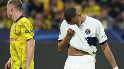 Mbappé lamentó la derrota del PSG en la ida de semifinales de la Liga de Campeones de Europa.
