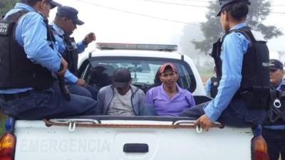 Los detenidos fueron capturados durante un allanamiento.