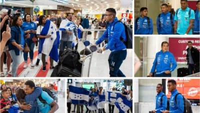 La Selección de Honduras llegó a Sídney la mañana del lunes en Australia, tarde de domingo en territorio catracho, y fue recibida por un buen grupo de aficionados.