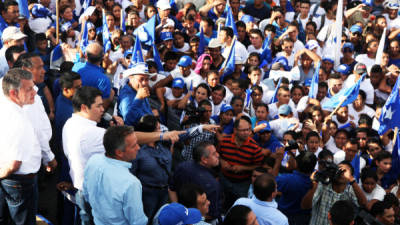 El candidato Juan O. Hernández reiteró que ganará comicios con contundencia.