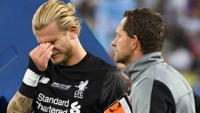 Loris Karius no ha podido dormir tras los errores en la final de Champions. FOTO AFP.