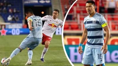 Roger Espinoza destacó en el arranque de la MLS 2021 con el Sporting Kansas City ante el New York Red Bulls. Foto Juan Peña