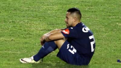 Omar Elvir lamentó no ganar el título de la Liga Concacaf. Foto Ronald Aceituno