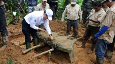 La enorme pieza de arqueología fue encontrada en Ciudad Blanca en La Mosquitia de Honduras.