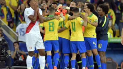 Brasil le ganó a Perú en la final y conquista la Copa América 2019. Foto AFP