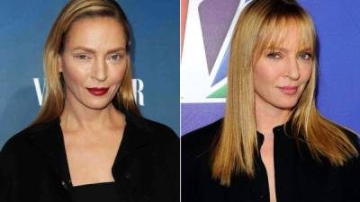 Uma Thurman, 44, es desde el lunes objeto de críticas y burlas en internet por la transformación experimentada en su rostro.